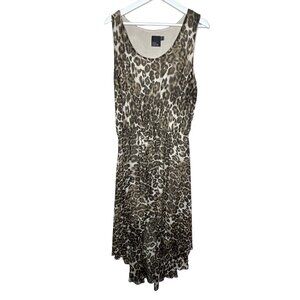 ASOS Curve Leopard Print Maxi Dress Size 14